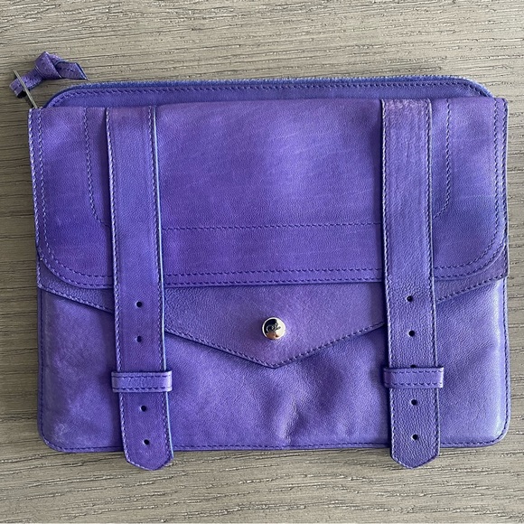 Proenza Schouler Purple clutch/ ipad case - Picture 1 of 3